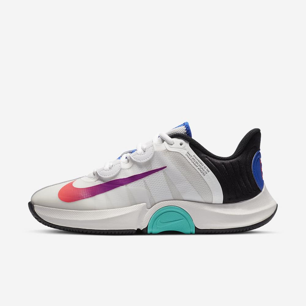 Chaussure De Tennis Nike NikeCourt Air Zoom GP Turbo Blanche 6075-819 Summit White/Black/Electro Green/White Femme | VUP-63140614